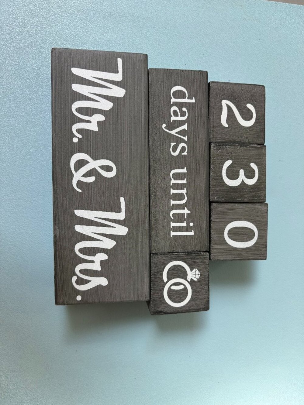 Wedding Countdown Sign